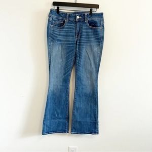 American Eagle Kick Boot Jeans Medium Wash 12